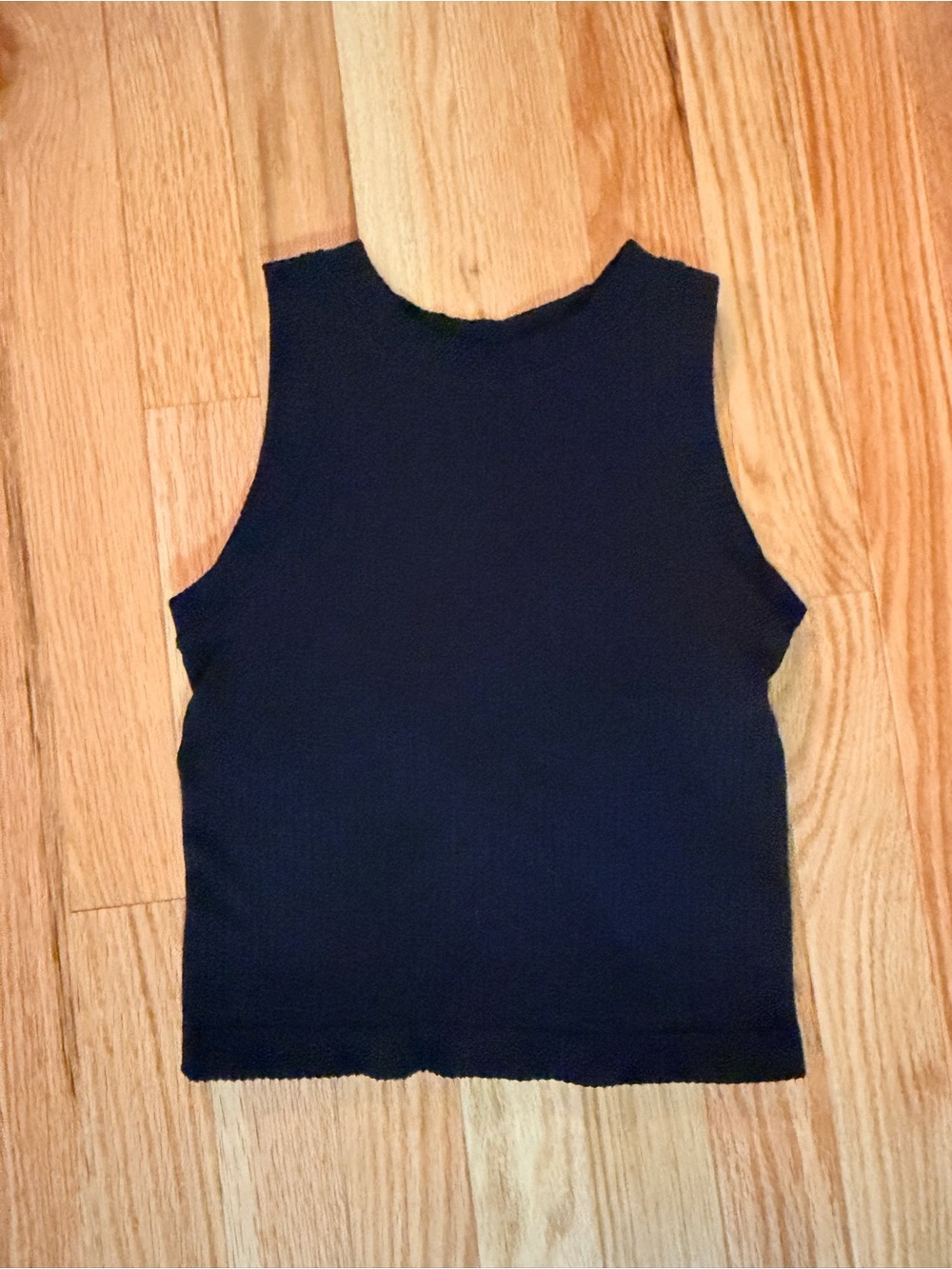 Classic Black Sleeveless Women's Top